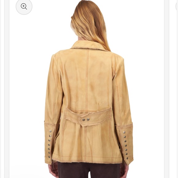 Meryl Waxed Suede Jacket Chamois - Picture 4 of 13